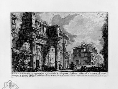 Forum of Nerva by Giovanni Battista Piranesi